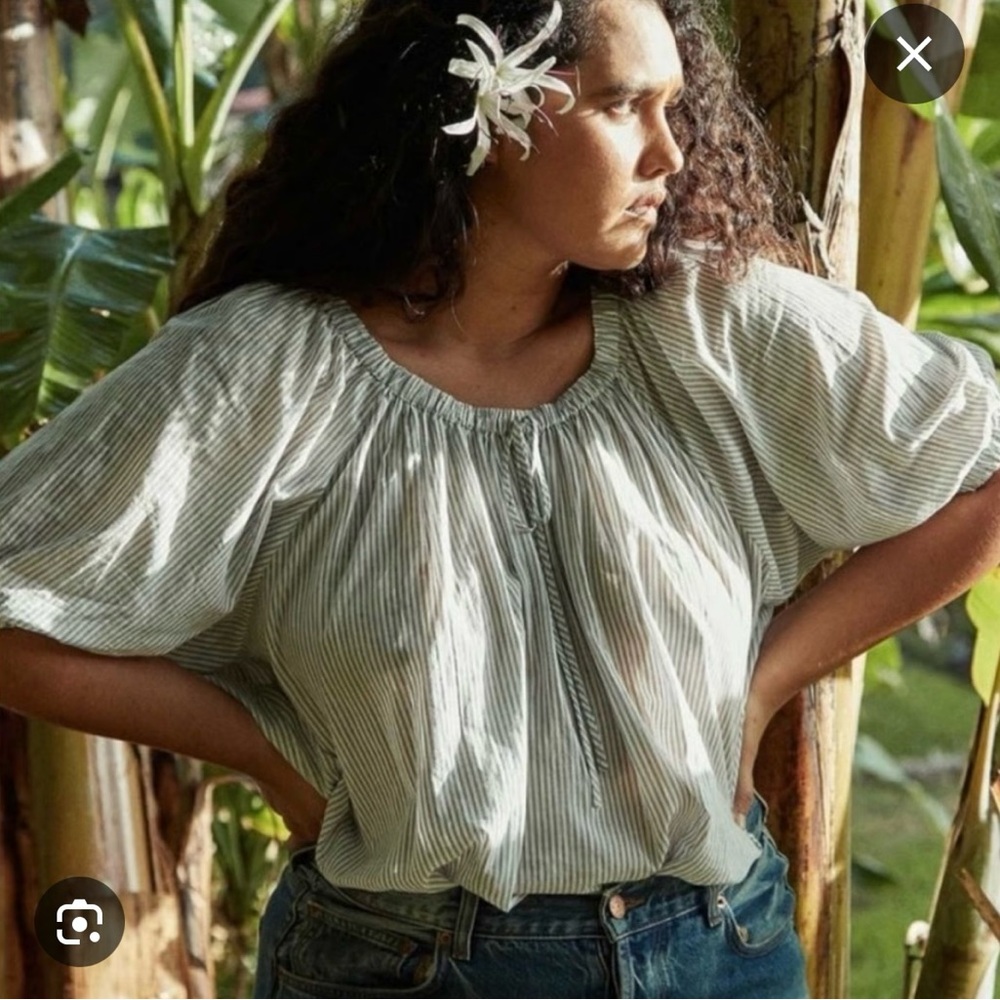 Doen Sia Top in Savoie Stripe Print